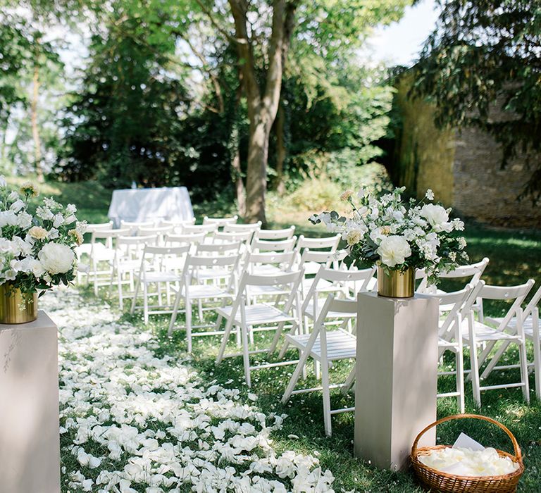 white-rose-petal-aisle-and-altar