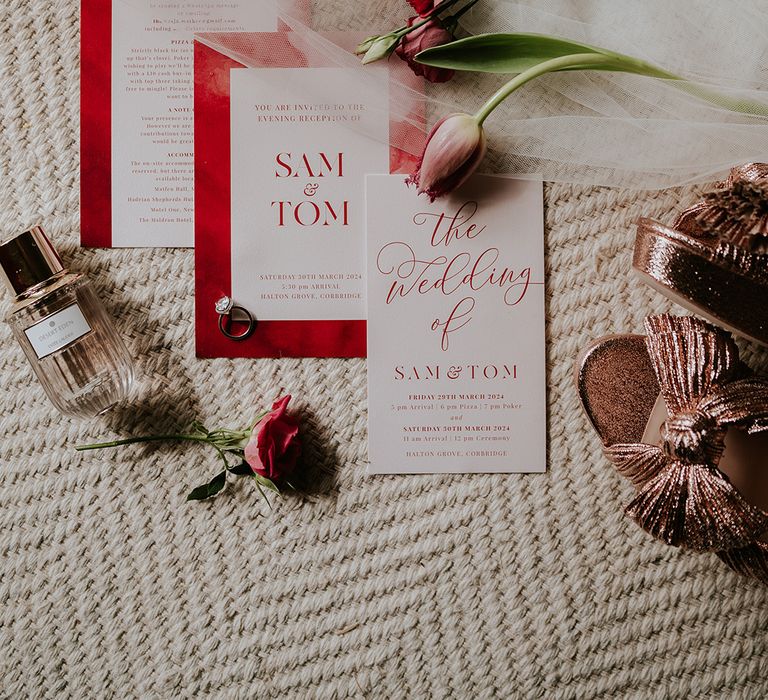 red-and-pink-wedding-stationery