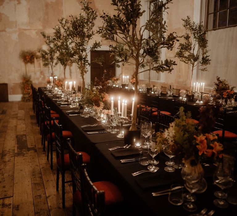 old sessions house luxury wedding venue reception dining area