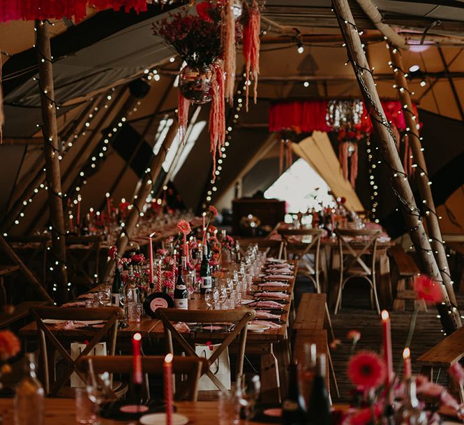 streamer-decorations-for-marquee-festival-wedding