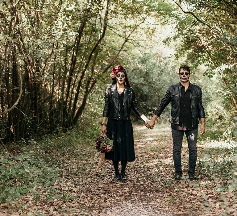 bride-and-groom-holding-hands