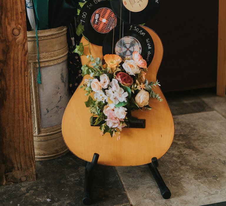 personalised-DIY-vinyl-record-guitar-order-of-the-day-signage