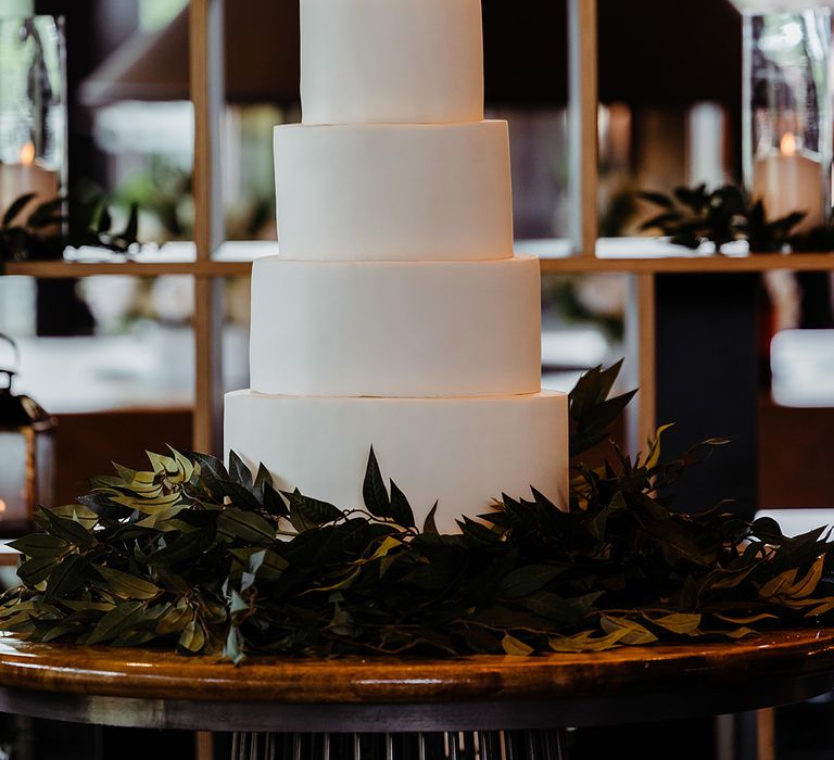 four-tier-white-iced-wedding-cake