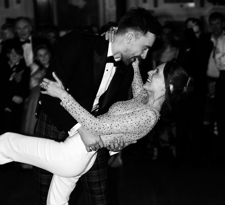 bride-in-trouser-top-sparkly-set-for-first-dance