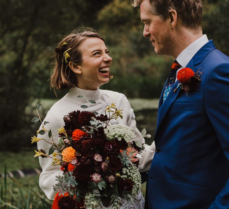 bride-with-short-hair-half-pinned-to-the-side