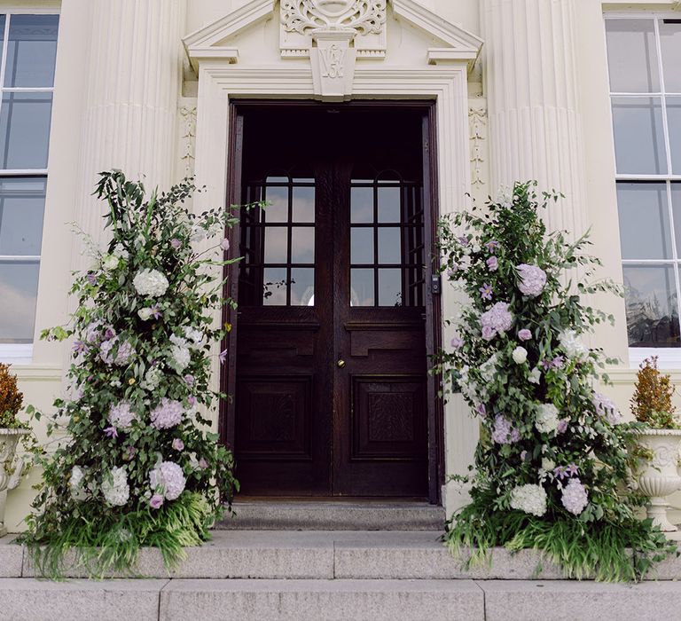 hawkstone-hall-wedding-venue-with-purple-flowers