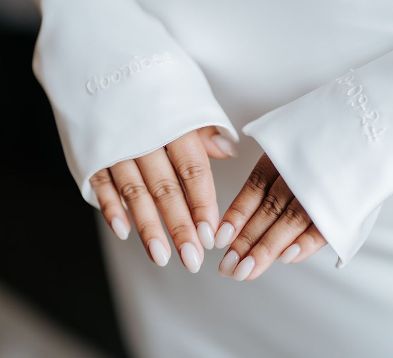 almond-shaped-neutral-pink-wedding-nails