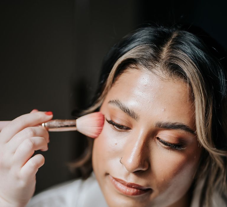 bride-wearing-blush-for-wedding-day