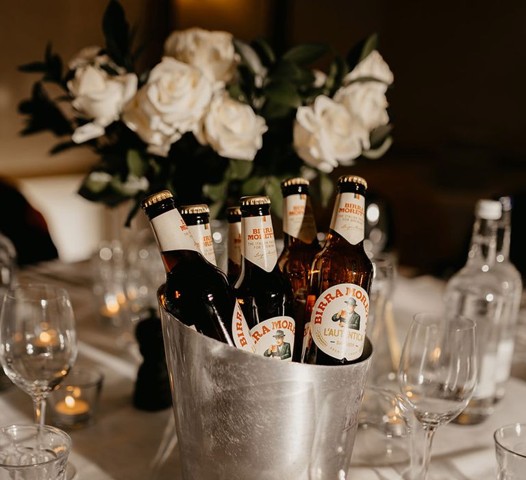 bottles-of-beer-on-wedding-table