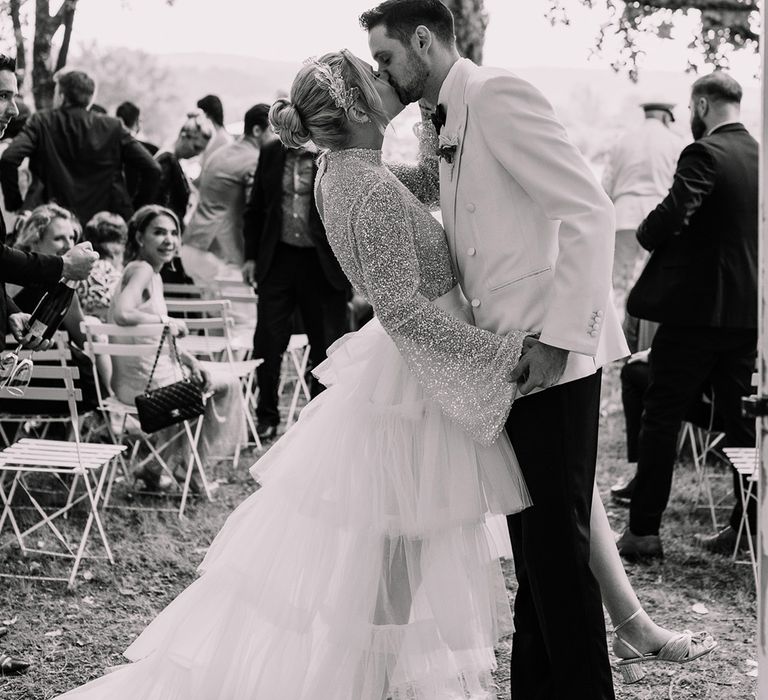 bride-and-groom-share-romantic-kiss