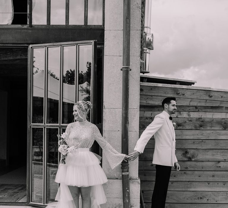 first-look-moment-for-bride-and-groom