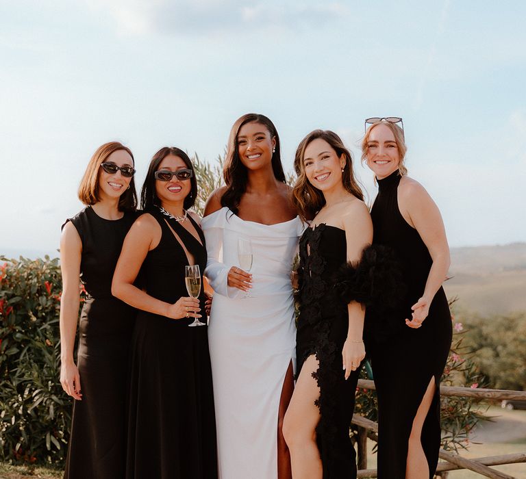 wedding-guests-wearing-black-dresses