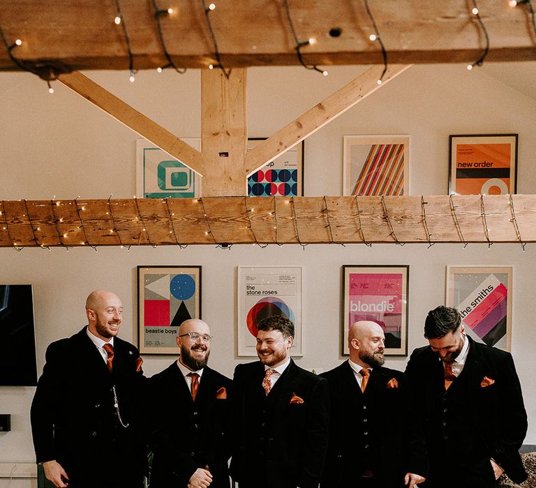 groom-and-groomsmen-in-dark-suit