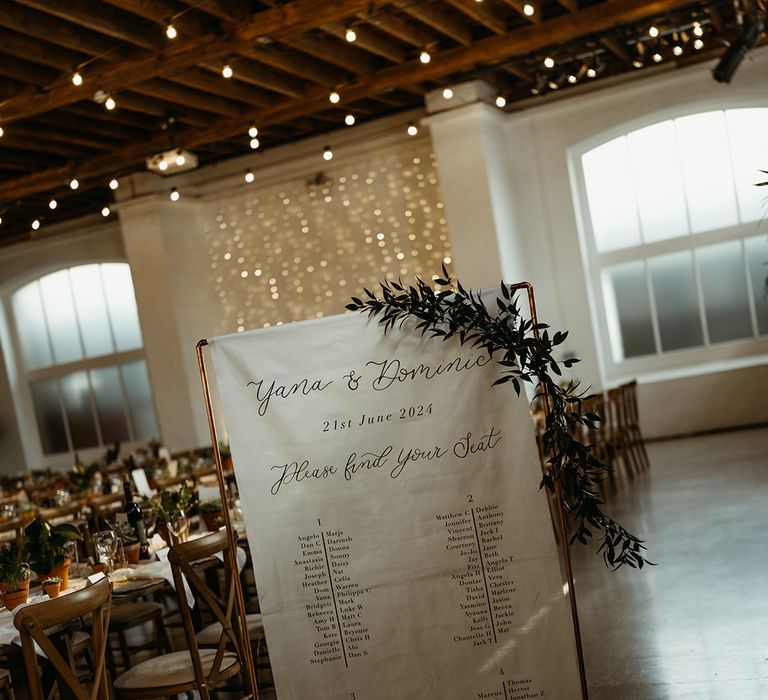 fabric-wedding-table-seating-plan-sign