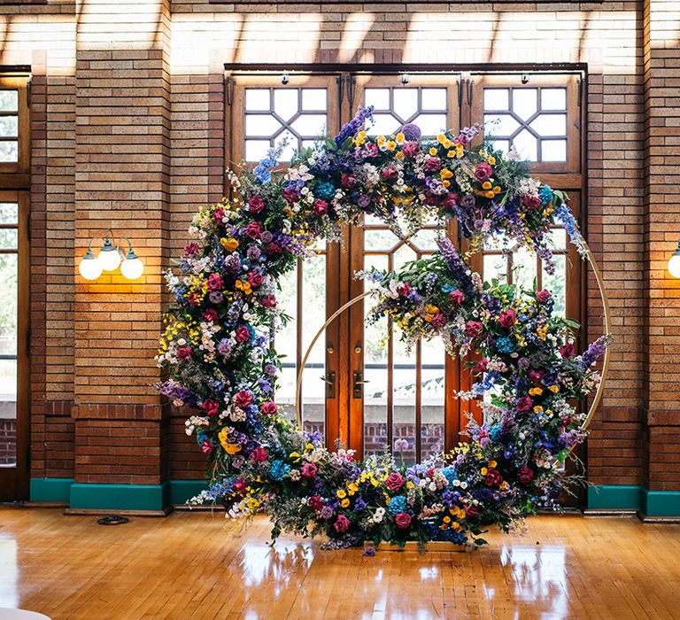 blue-and-purple-jewel-tone-spiral-wedding-flowers