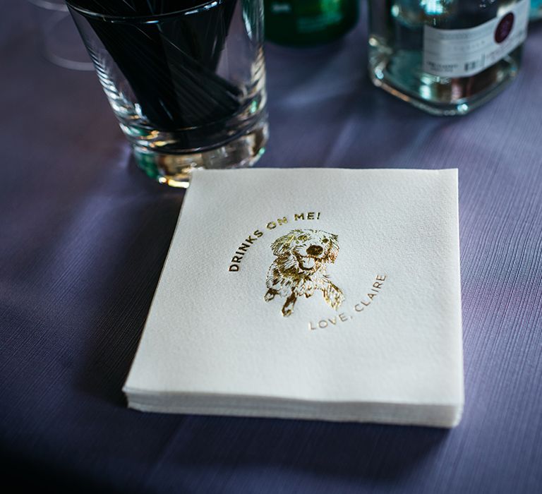 gold-foil-cocktail-napkins