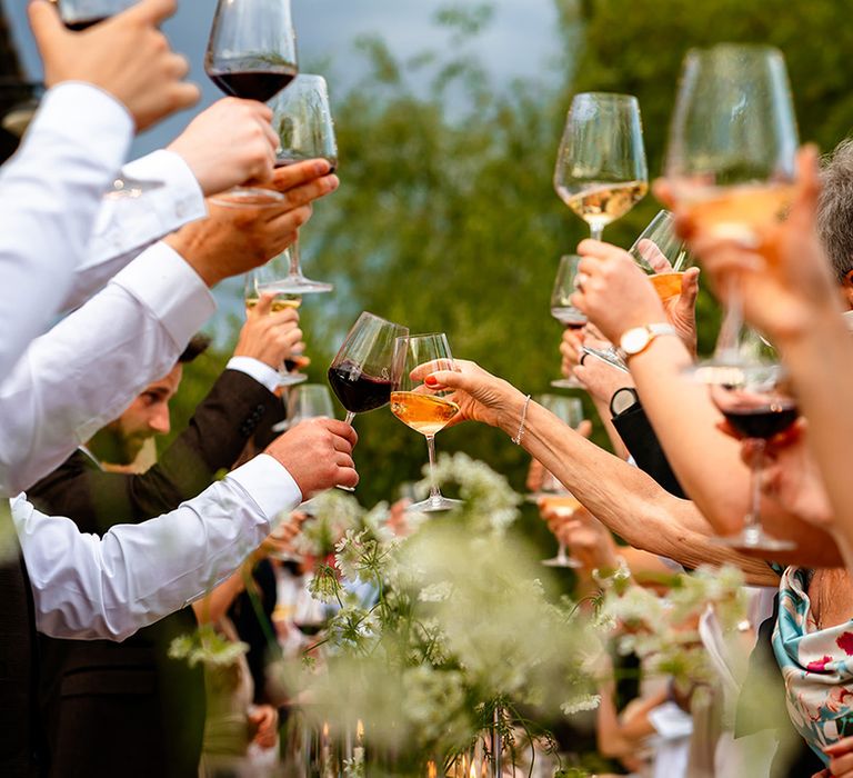 wedding-guests-toast