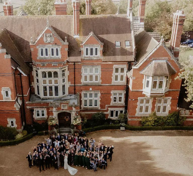 exterior view of affordable wedding venue, berwick lodge