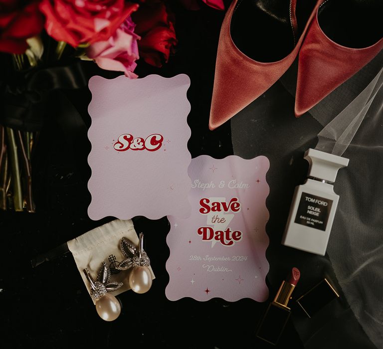 lilac-and-red-wedding-stationery-suite-with-pink-tom-ford-wedding-shoes