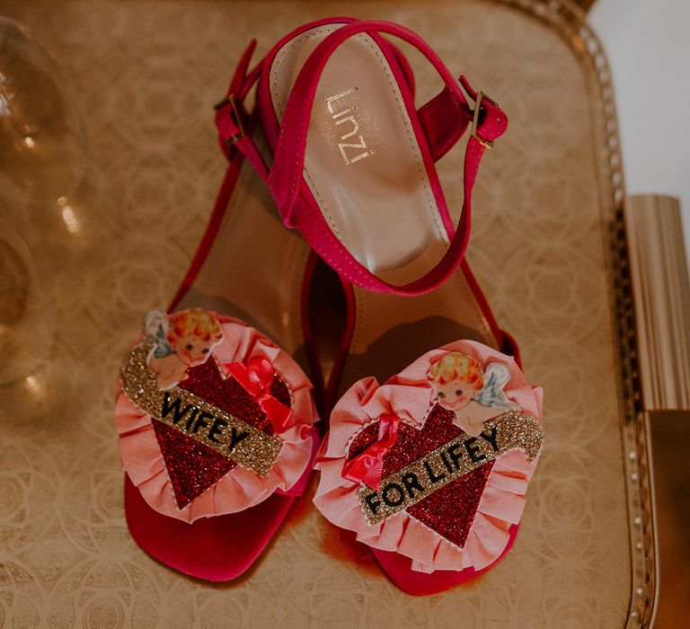 personalised-pink-wedding-shoes