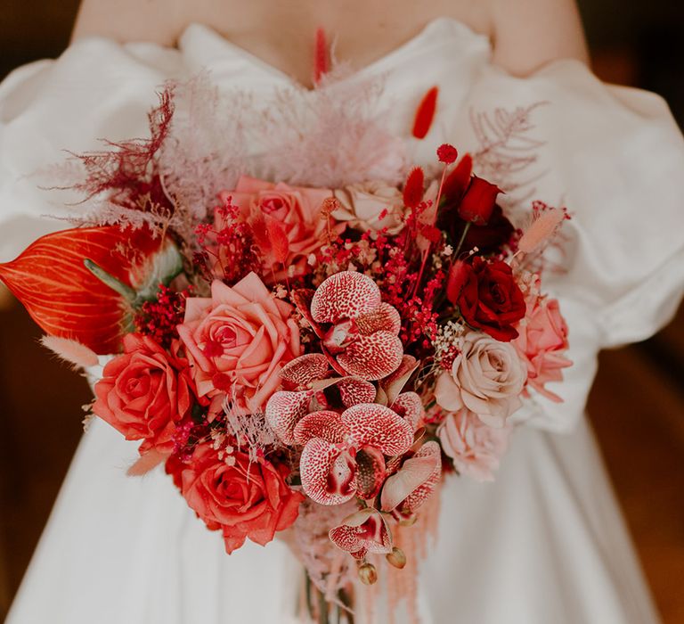 pink-and-red-bridal-bouquet-with-roses