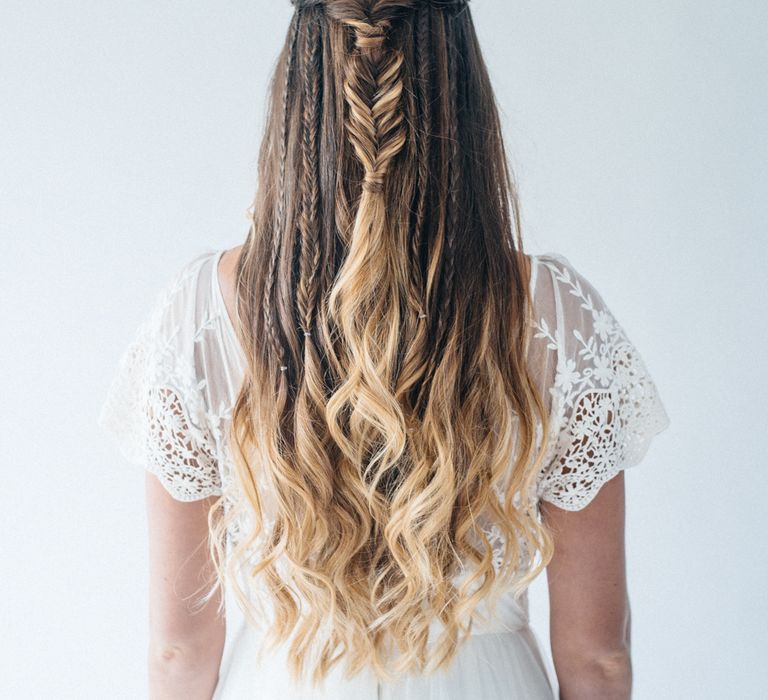 Game Of Thrones Inspired Plaited Hair For Bride