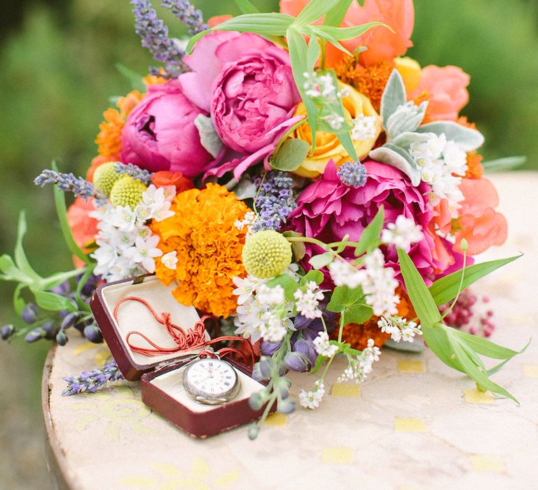 Bright Bridal Bouquet