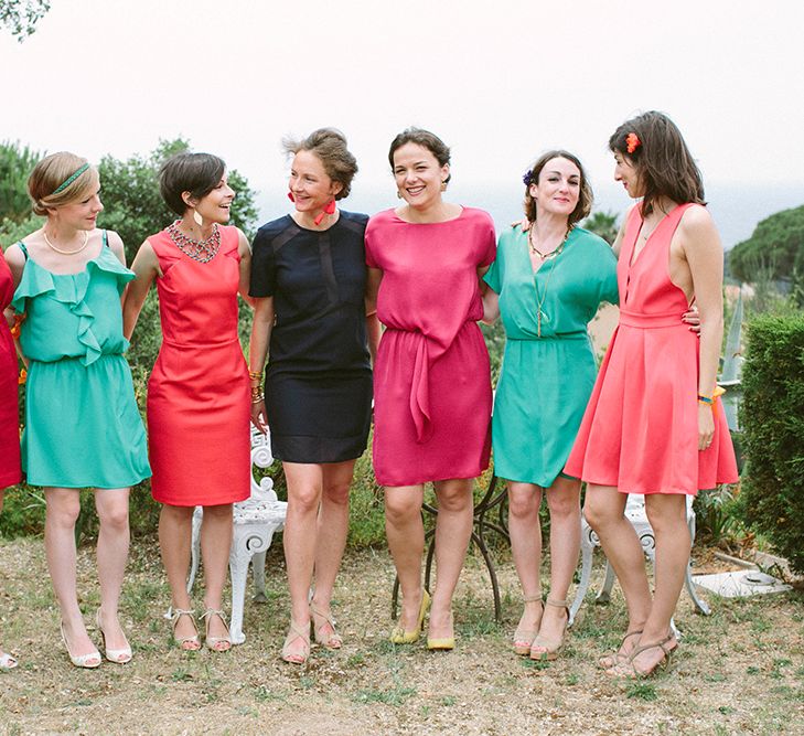 Ladies in Bright Dresses