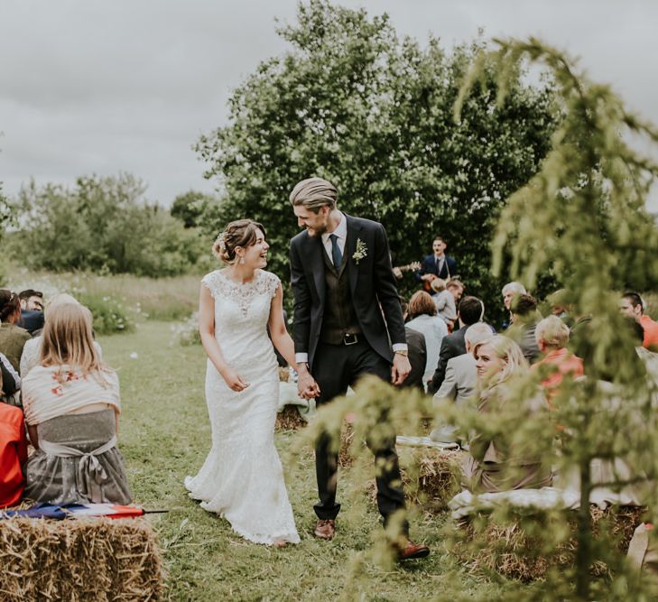 Outdoor 'At Home' Wedding Ceremony