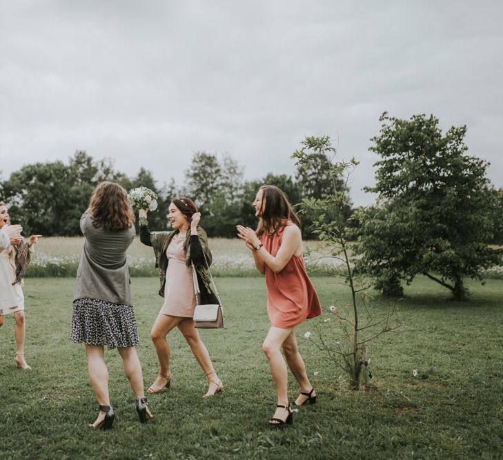 Wedding Bouquet Toss