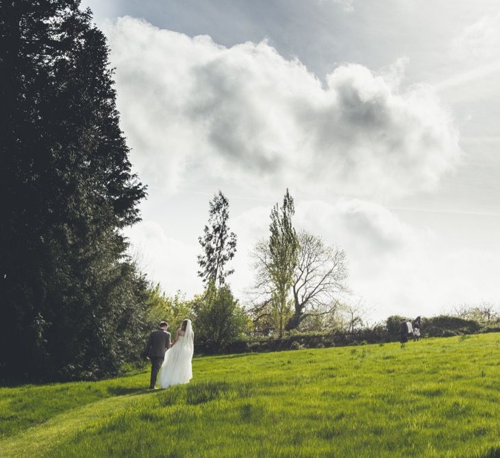 Bride & Groom Cornish Countryside Portrait