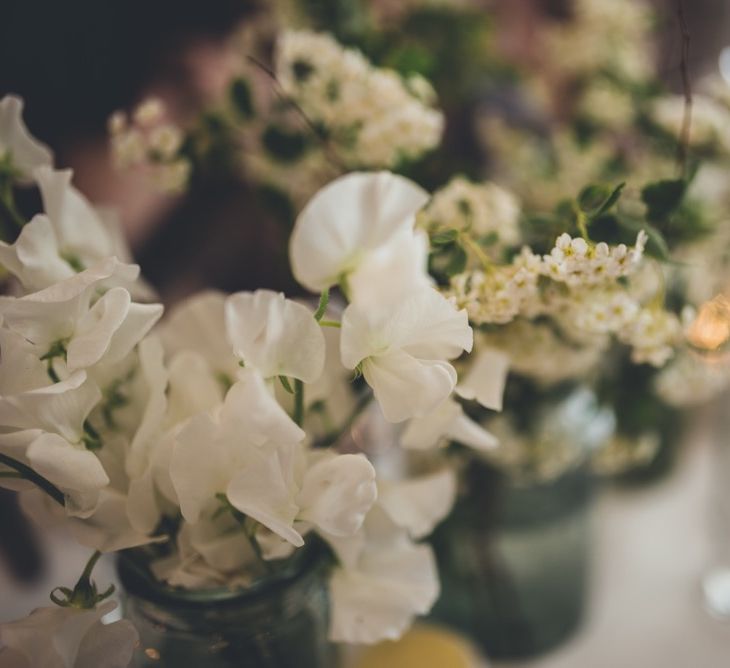 White Flower Centrepieces