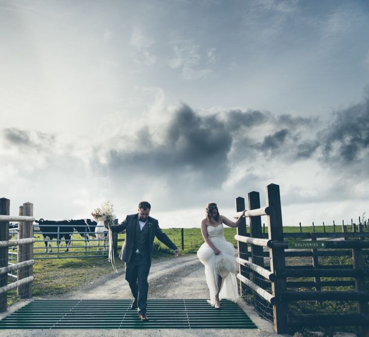 Cornish Countryside Wedding Portraits