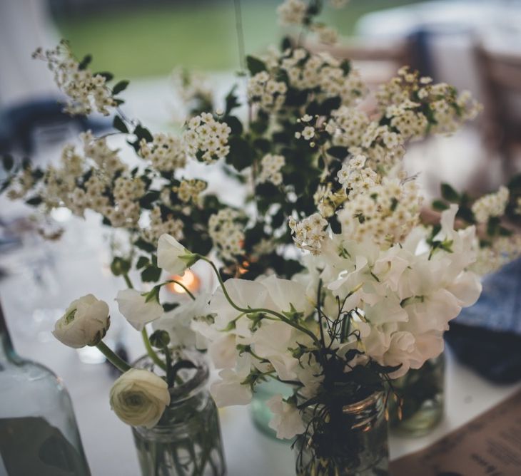 White Flower Centrepieces