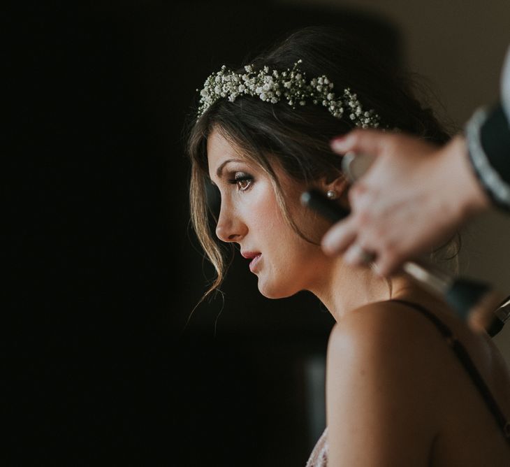 Bride Getting Ready