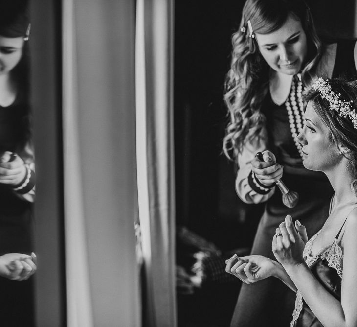 Bride Getting Ready