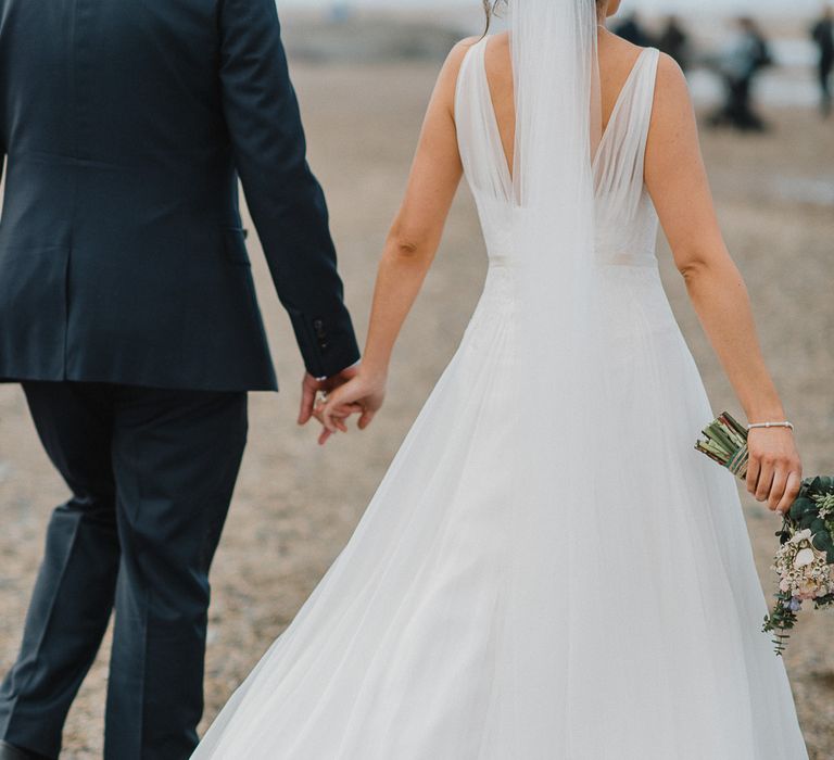 Bride & Groom Portraits at the Beach