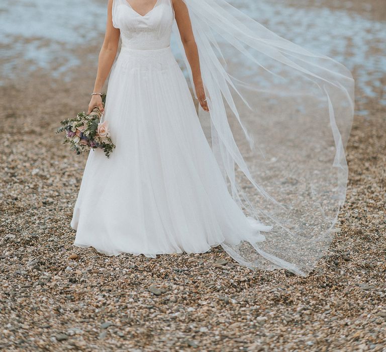 Bride & Groom Portraits at the Beach