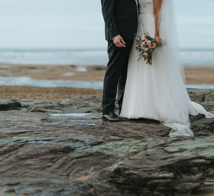 Bride & Groom Portraits at the Beach