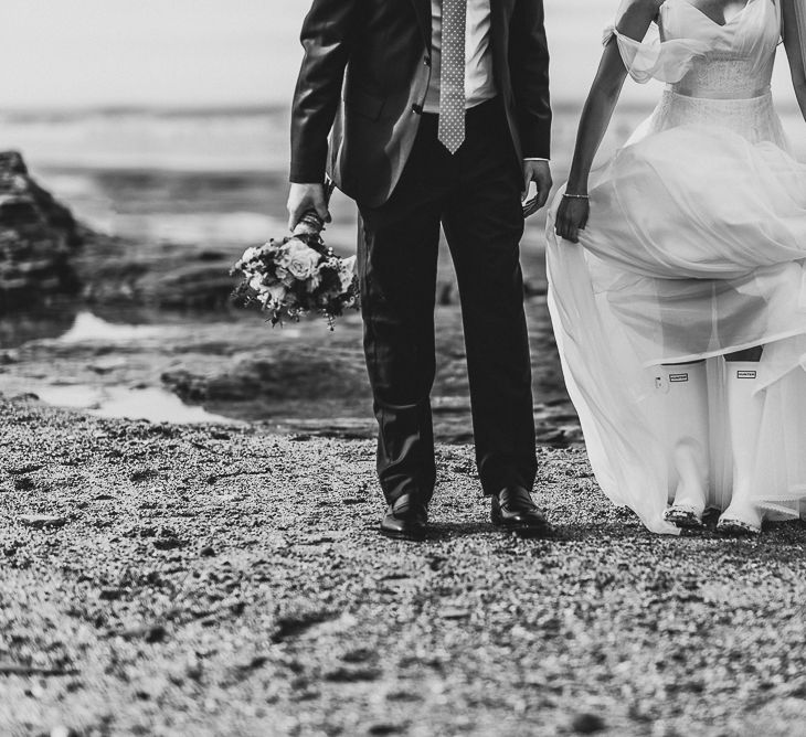 Bride & Groom Portraits at the Beach