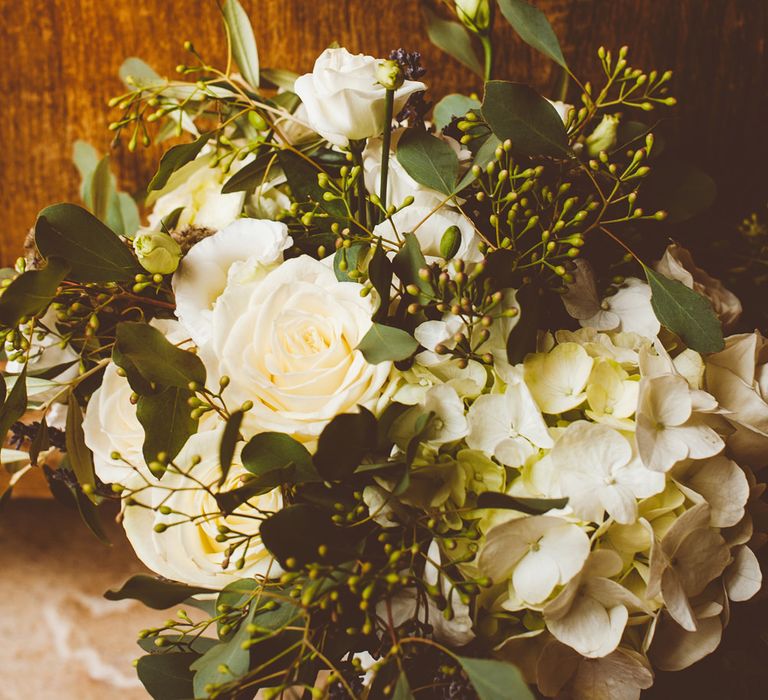 White & GreeneryBouquet