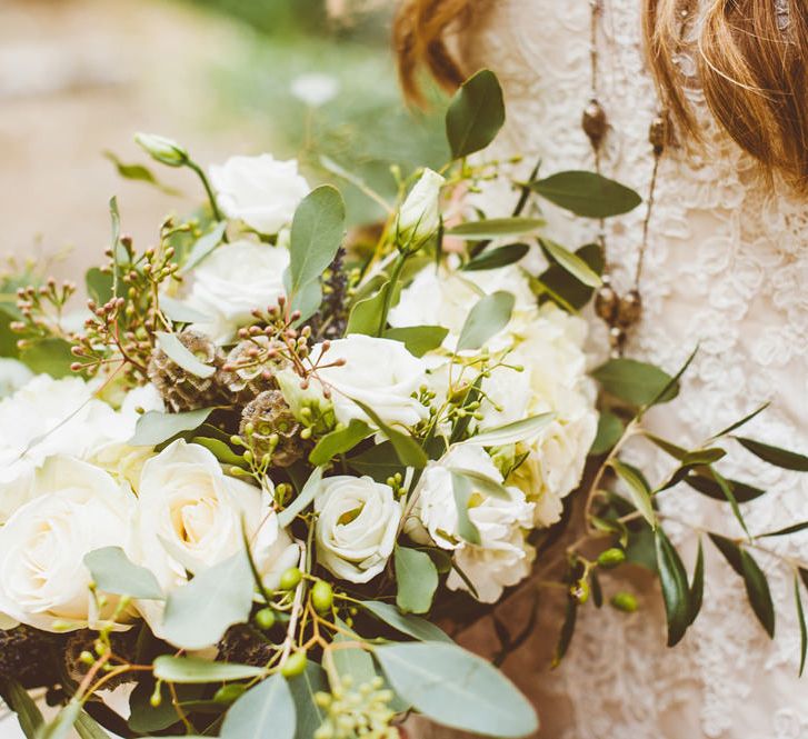 White & Greenery Bouquet