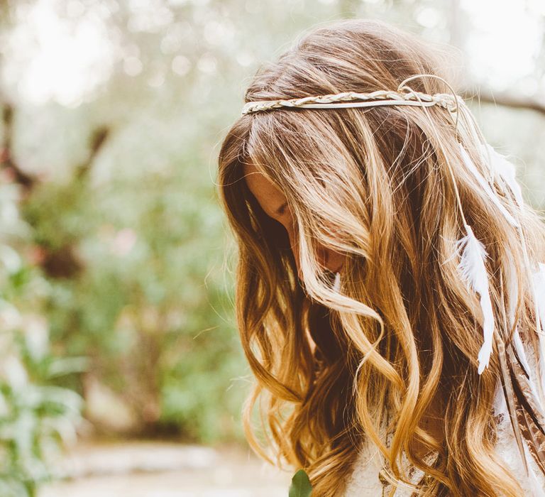 Boho Bridal Down Hair Do