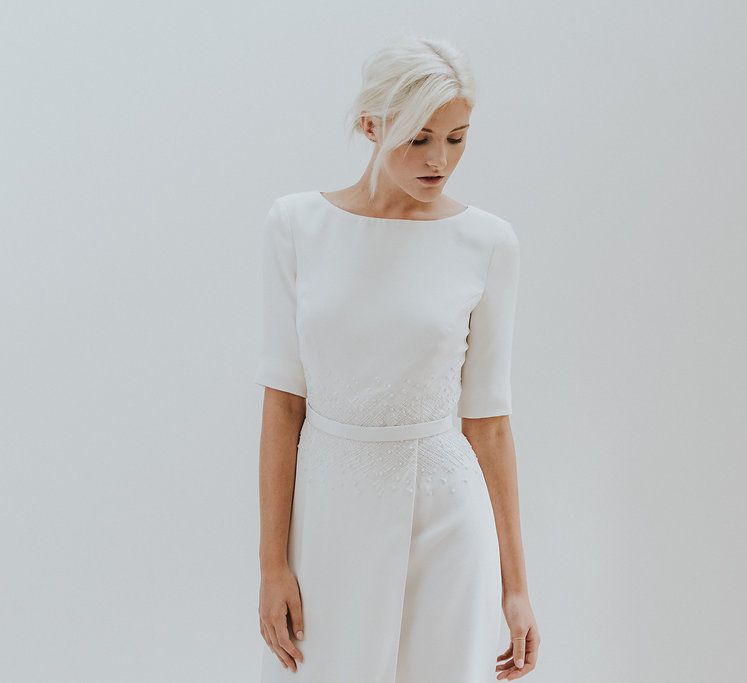 Elegant & Minimal Bridal Gowns by Charlotte Simpson