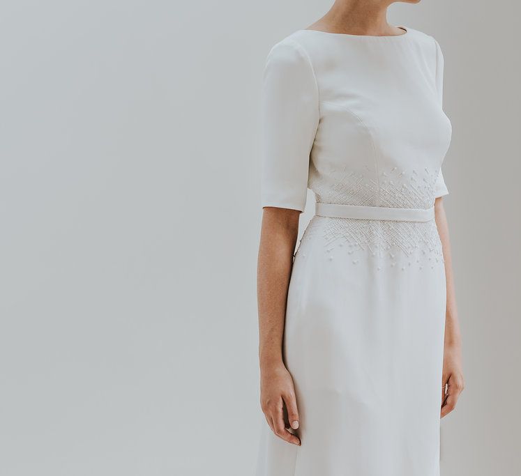 Elegant & Minimal Bridal Gowns by Charlotte Simpson