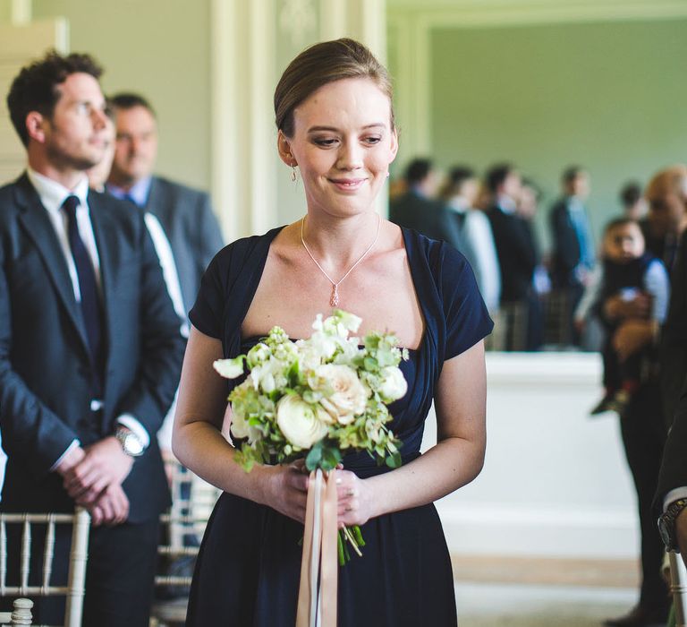 Bridesmaid in Navy Dresses from Debenhams