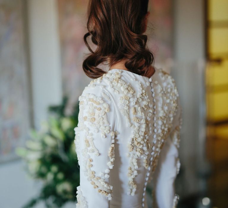 Bride Wearing Jorge Vazquez