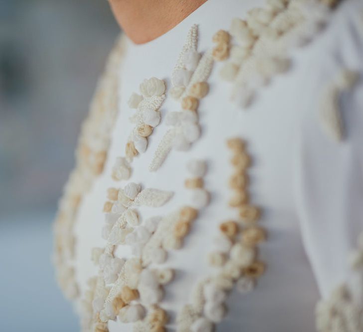 Bride Wearing Jorge Vazquez