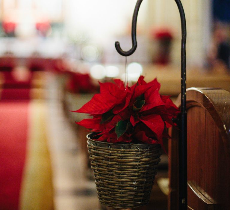 Flowers At End Of Pews