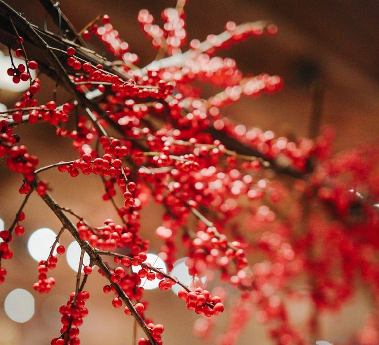 Christmas Wedding Decor